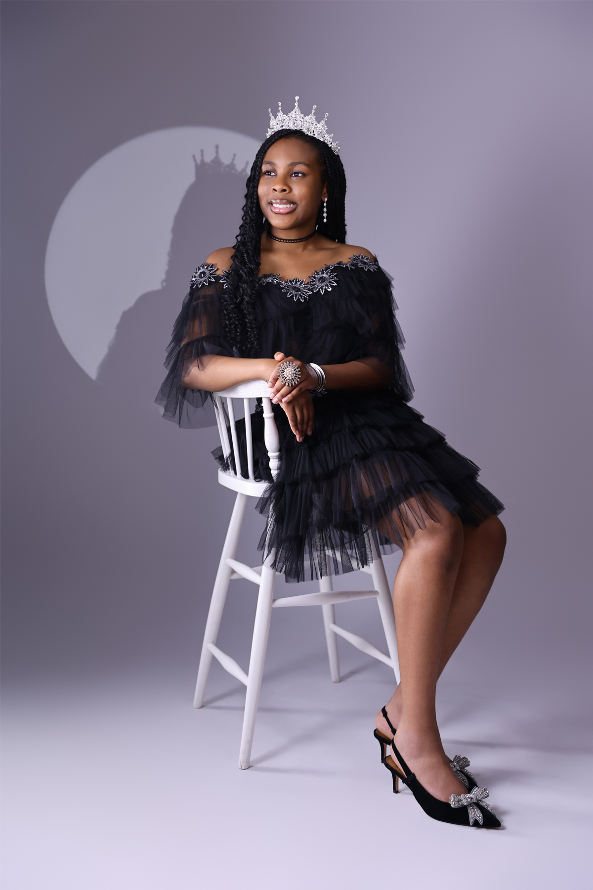 Spotlight birthday sessions in London with professional studio lighting