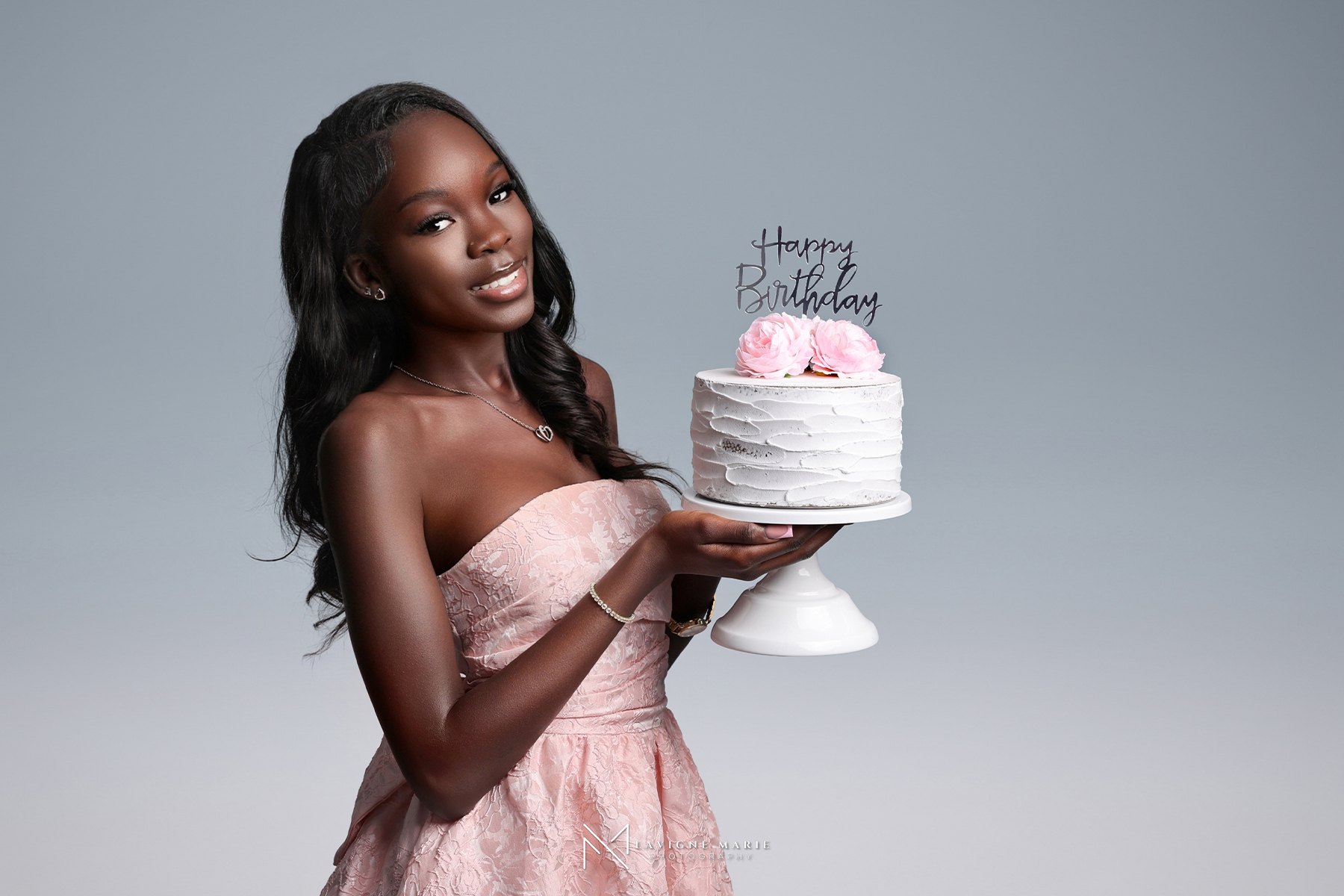Creative 16 birthday photoshoot ideas in London studio including spotlight, balloons, and glam portraits