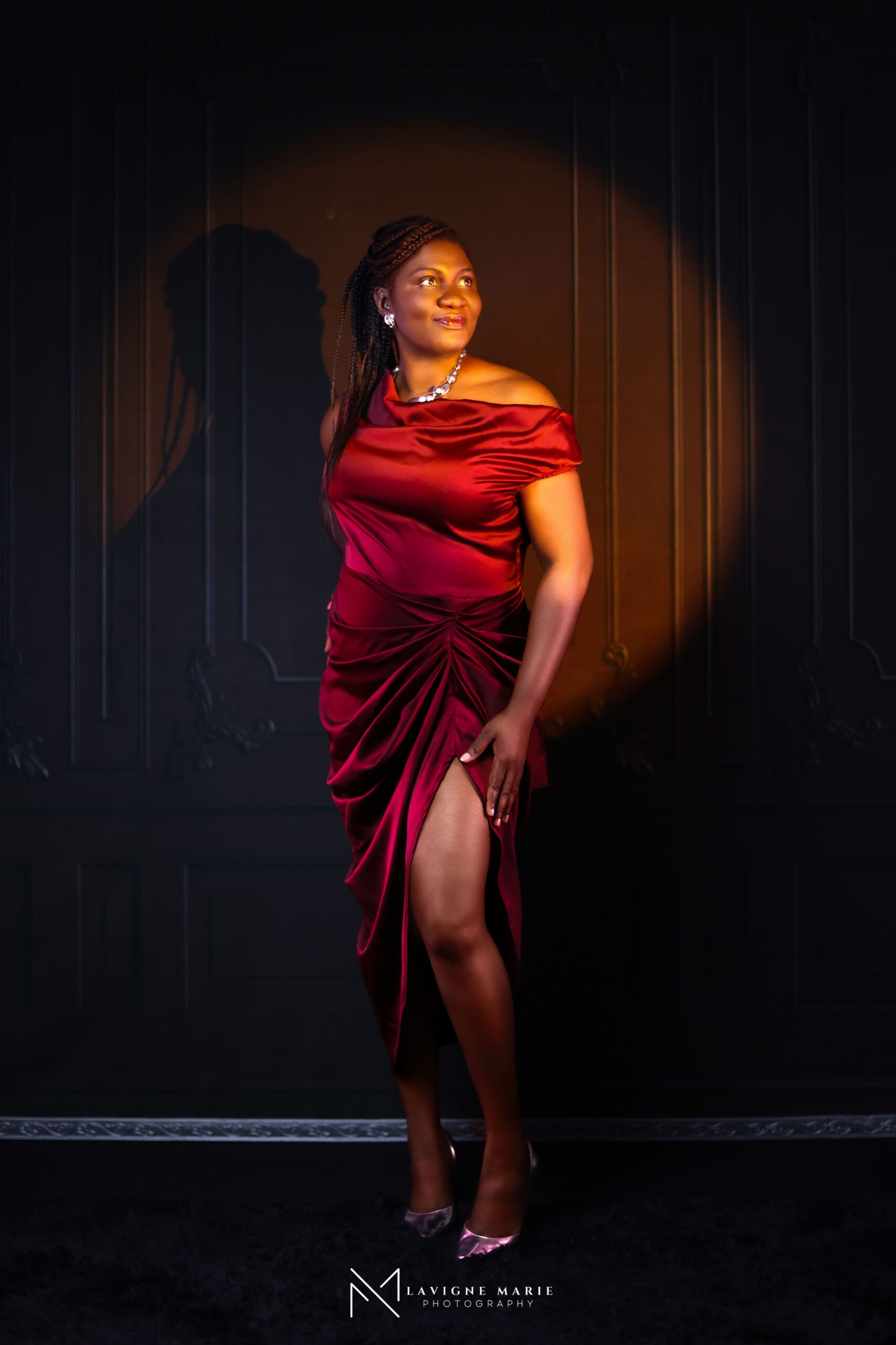 30th birthday photoshoot for women by Lavigne Marie Photography featuring an elegant and empowering studio portrait.