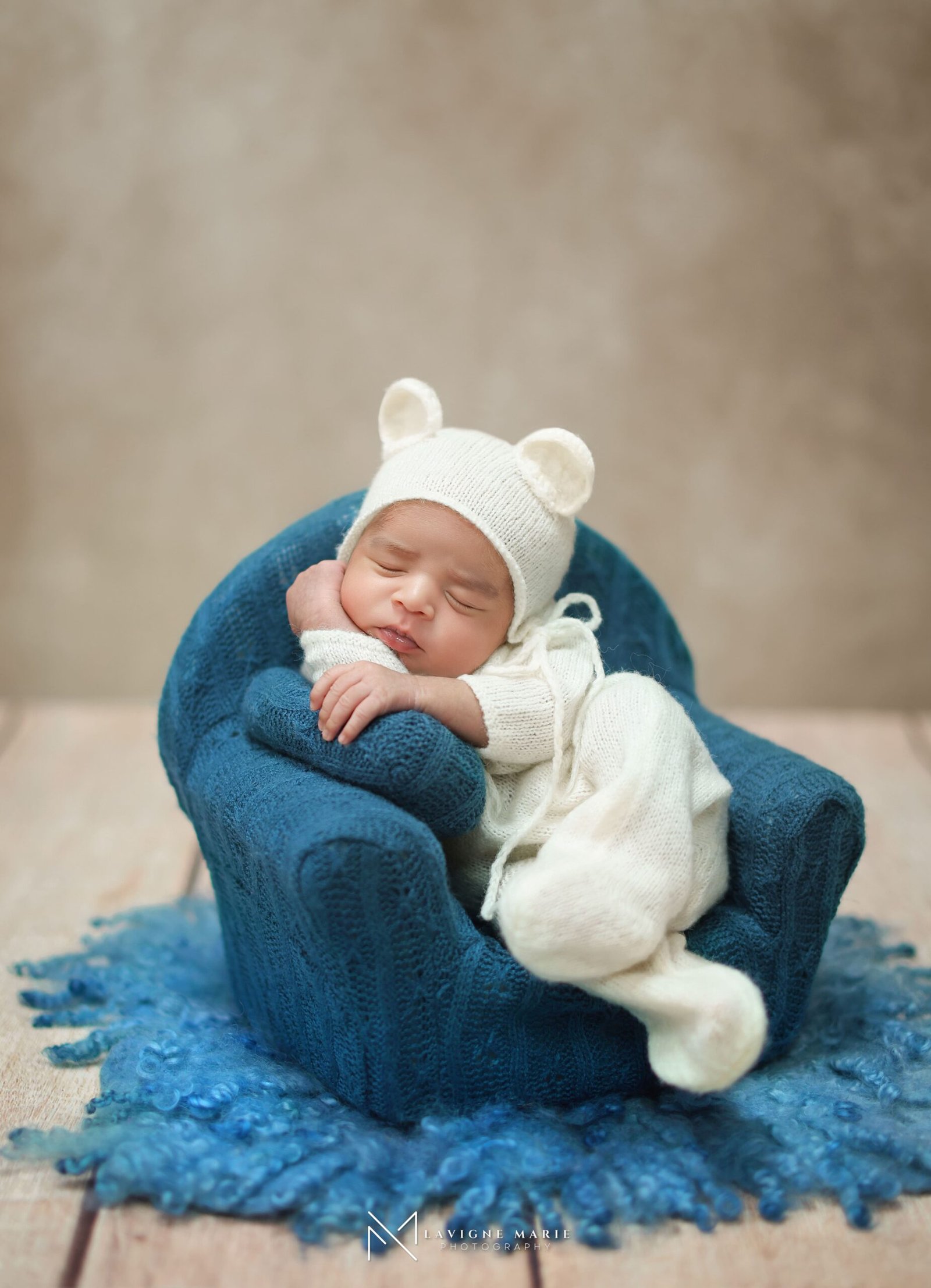 Newborn baby photoshoot in London showing professional baby posing ideas